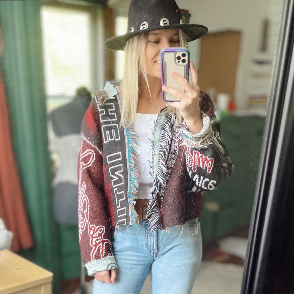 Reworked Blanket Jacket